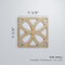 Ekena Millwork Small Daventry Decorative Fretwork Wood Wall Panels, Birch, 11 3/8"W x 11 3/8"H x 3/8"T WALW12X12X0375DVNBI - alternate 5